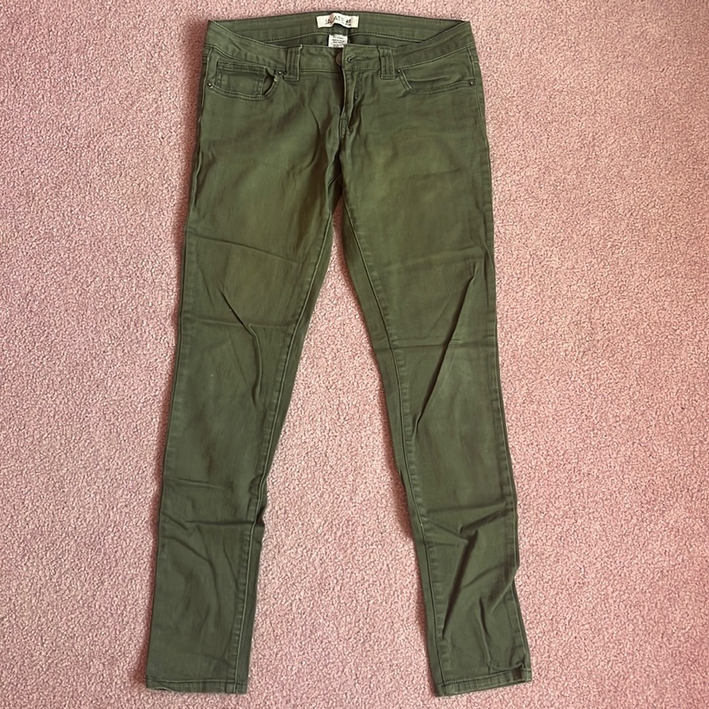 Army Green Jeans Size 3